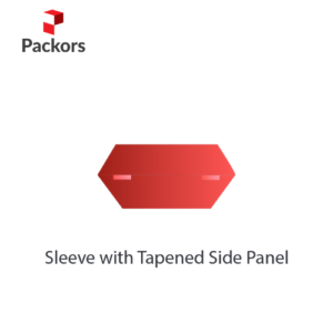 Sleeve with tapened Side Panel Box